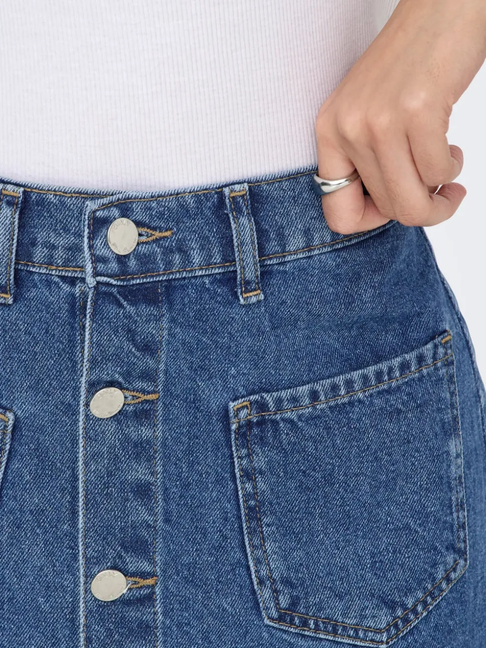 ONLAMAZING Jean Jupe en denim Jupe courte