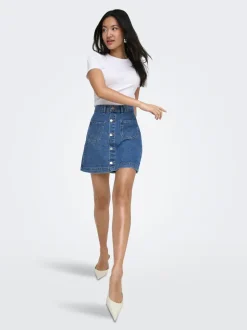 ONLAMAZING Jean Jupe en denim Jupe courte