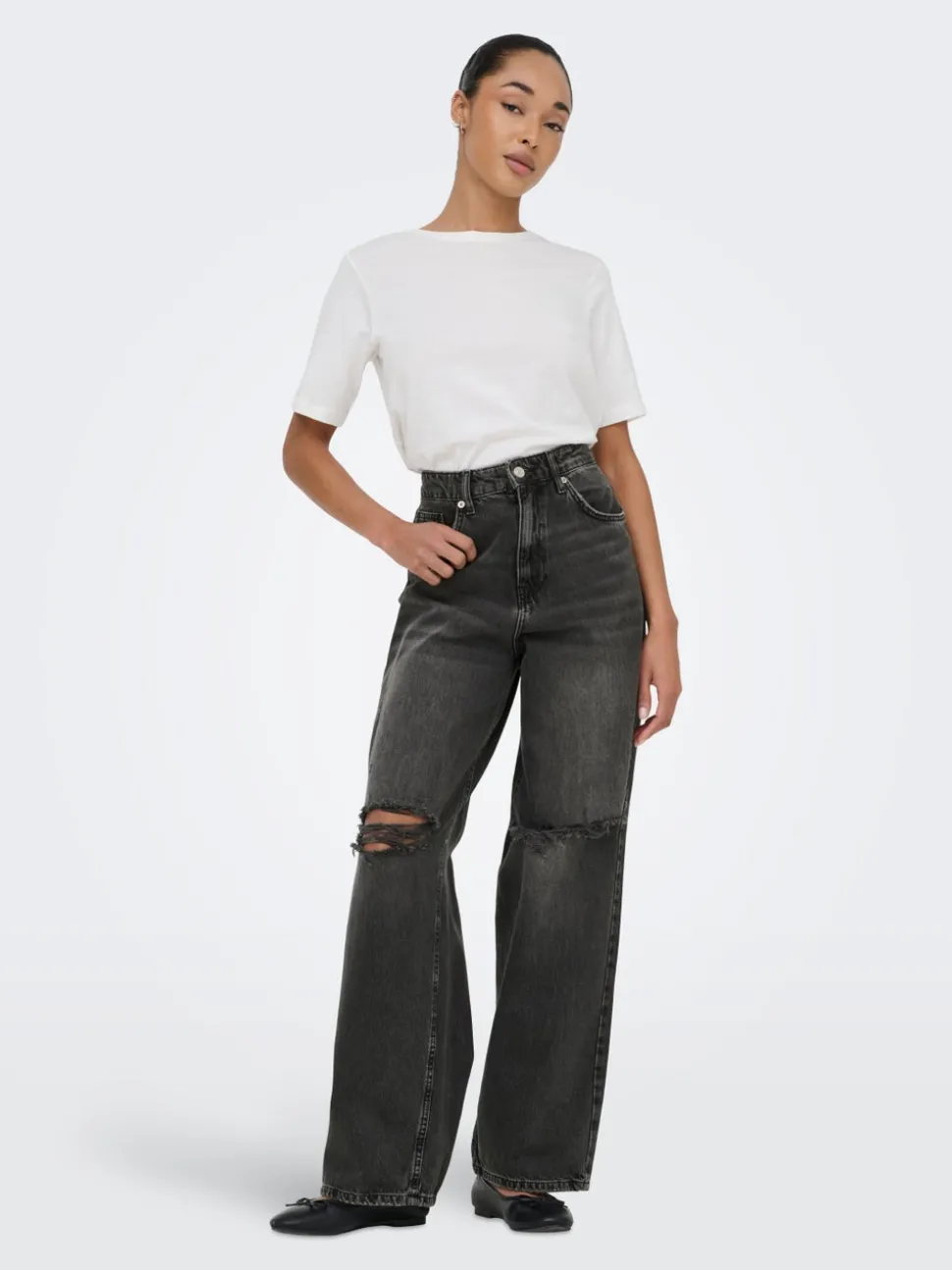 ONLAMBER Taille basse Baggy Fit Jeans
