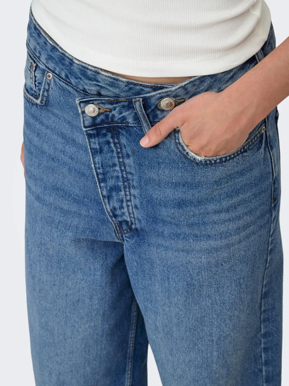 ONLAMBER Taille basse Baggy Fit Jeans