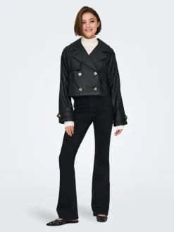 ONLAMIA Veste en cuir synthétique