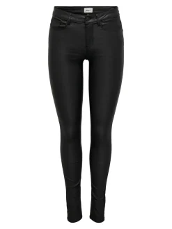 ONLANNE Skinny Fit Pantalon en cuir synthétique