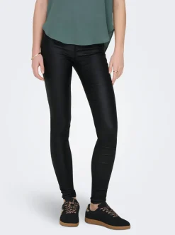 ONLANNE Skinny Fit Pantalon en cuir synthétique