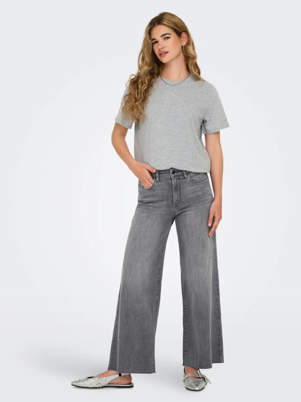 ONLANN-MADISON Taille haute Cropped Fit Jeans