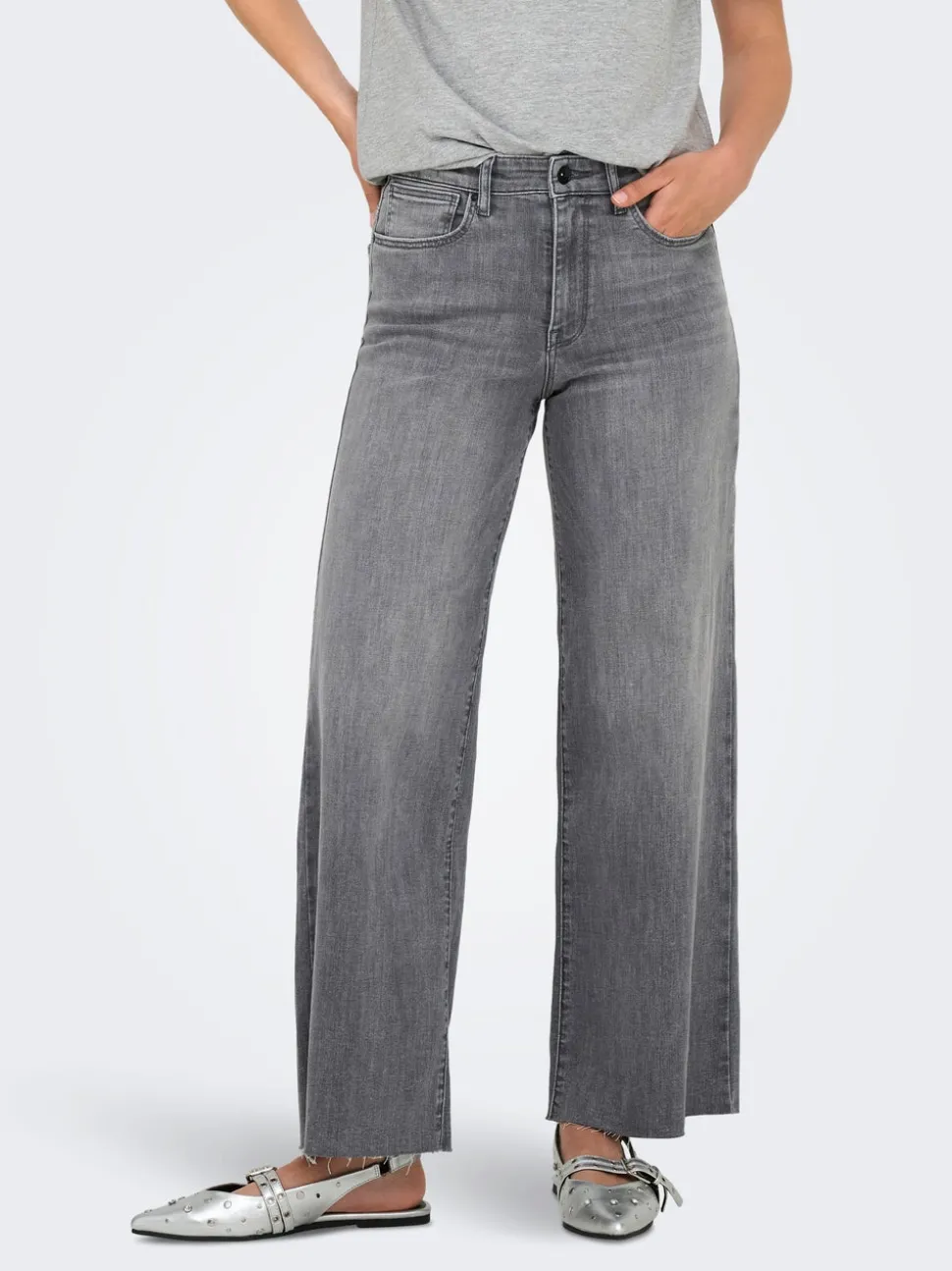 ONLANN-MADISON Taille haute Cropped Fit Jeans