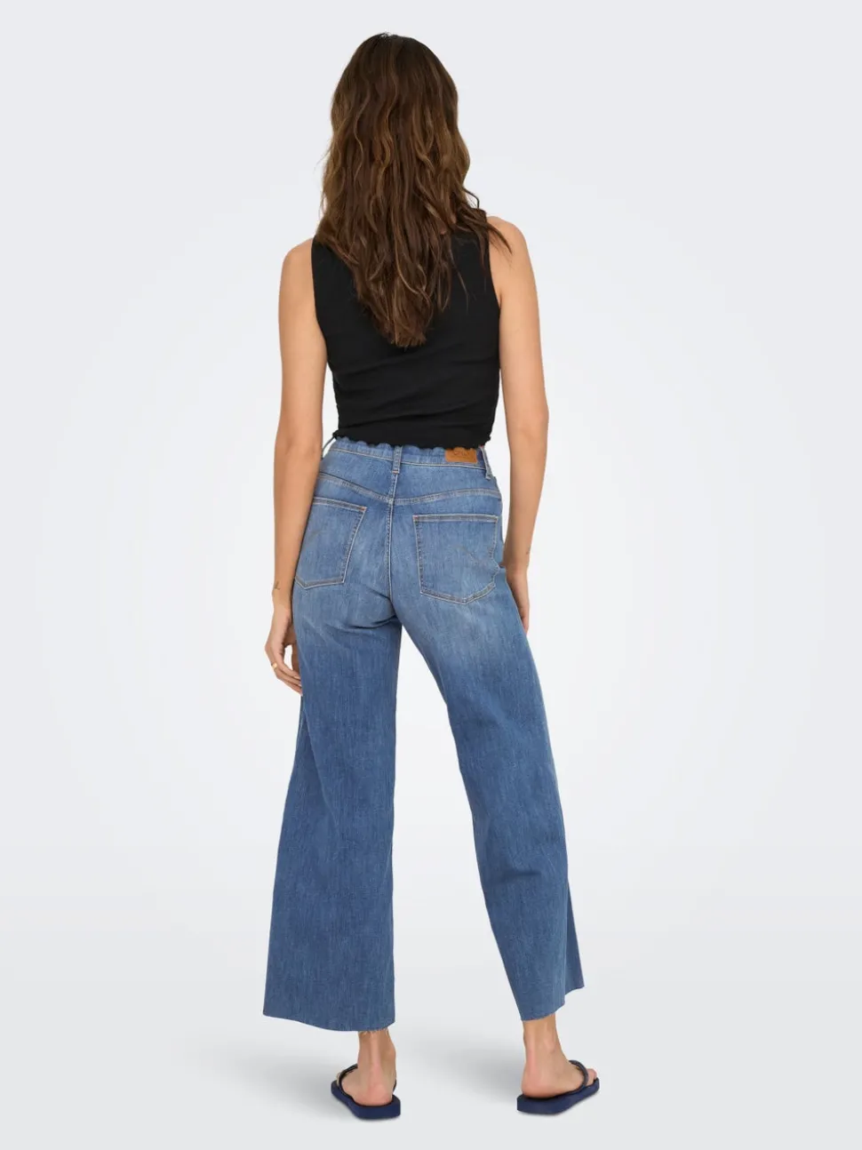 ONLANN-MADISON Taille haute Cropped Fit Jeans
