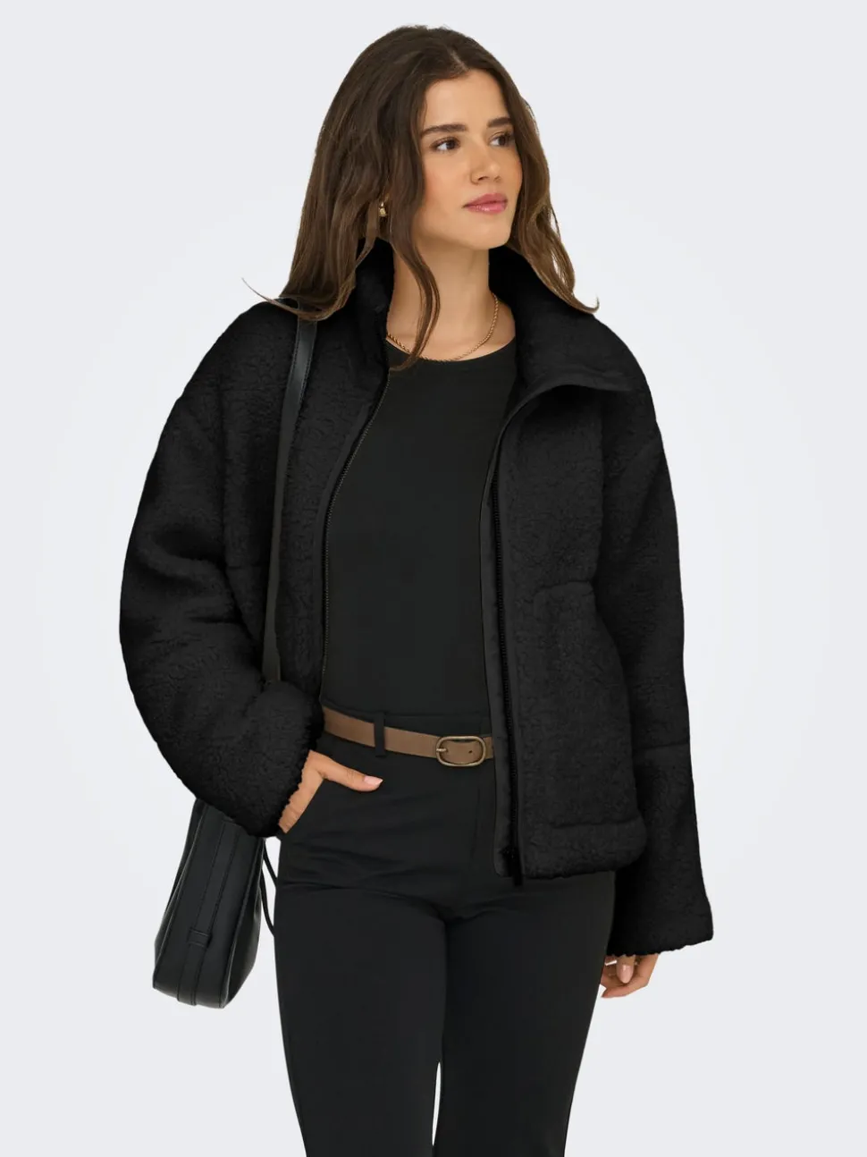 ONLASPEN Manteau en peluche