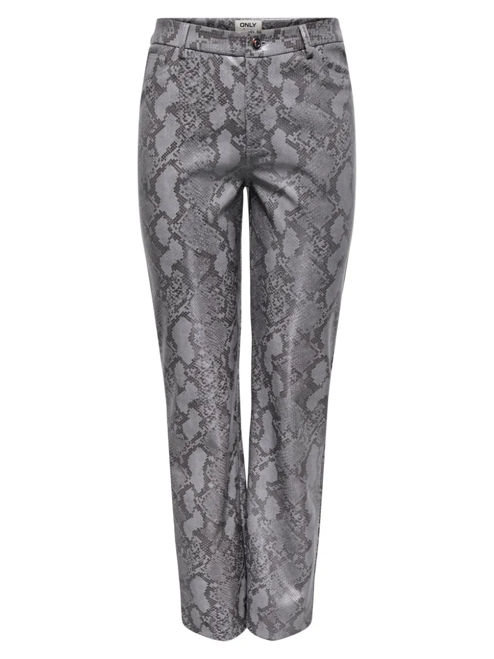 ONLAZULA Straight Fit Pantalon en cuir synthétique