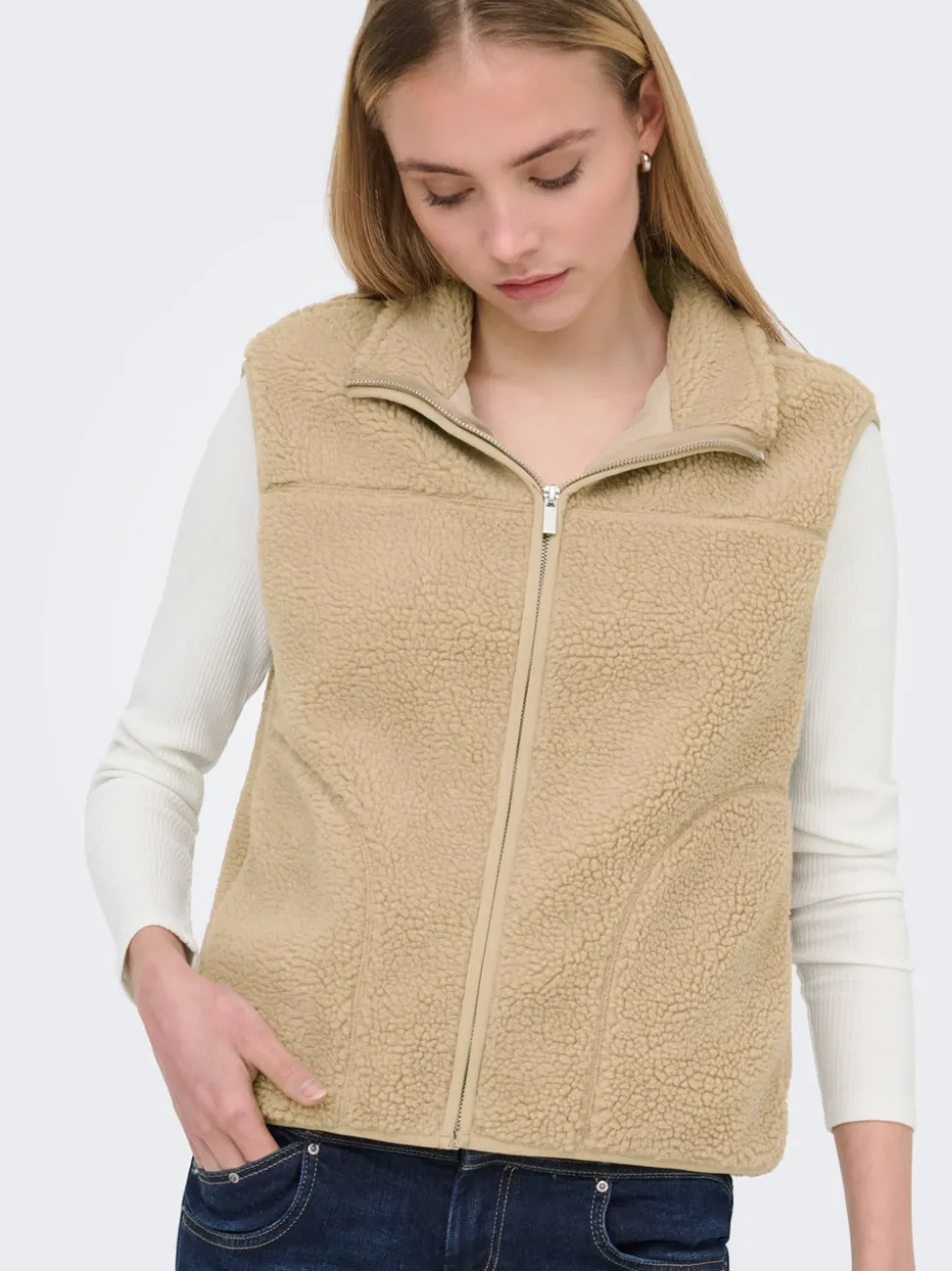 ONLBABY Manteau en peluche