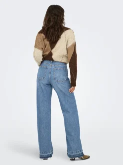 ONLBAILEY Taille haute Wide Leg Fit Jeans