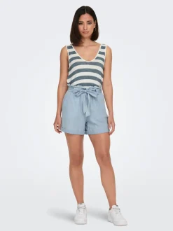 ONLBEA Taille haute Regular Fit Short en denim