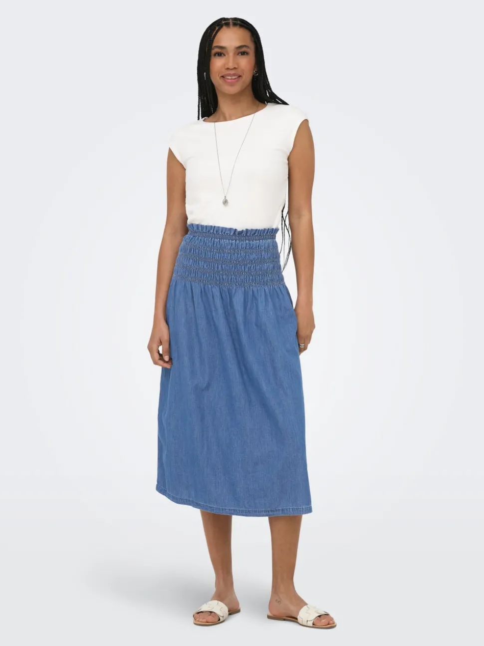 ONLBEA Jupe en denim Jupe midi