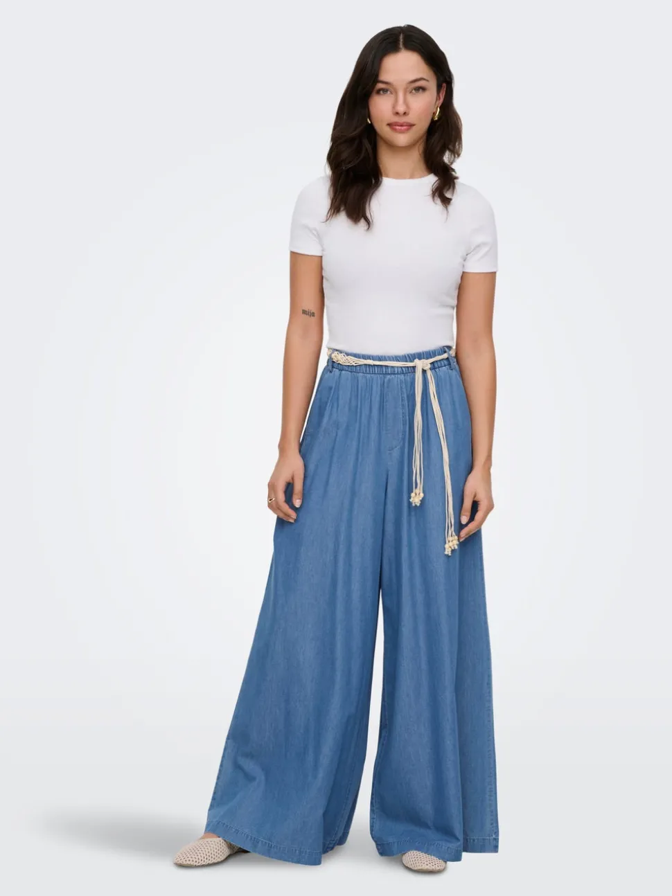 ONLBEA Taille haute Wide Leg Fit Jeans