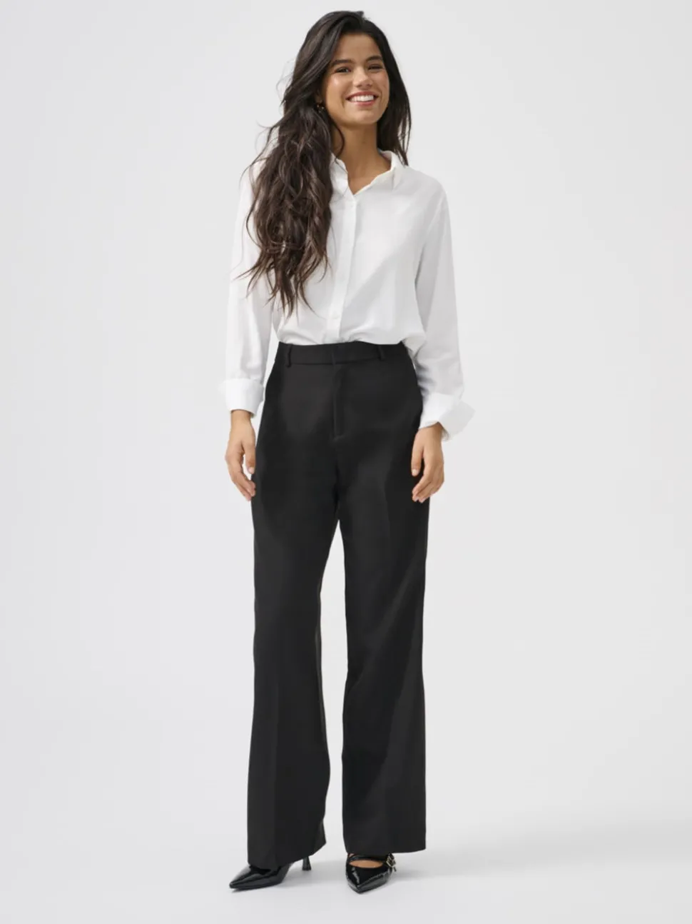 ONLBERRY Wide Leg Fit Pantalon à jambe large