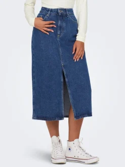 ONLBIANCA Jean Jupe en denim Jupe midi