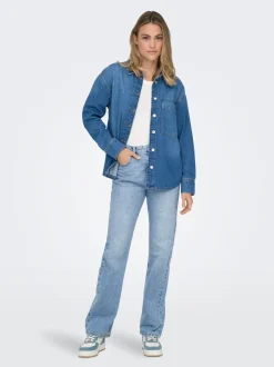 ONLBILLIE Taille haute Straight Fit Jeans