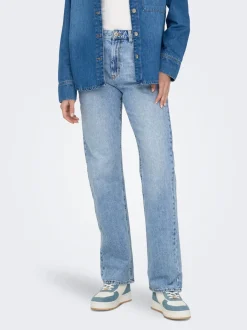 ONLBILLIE Taille haute Straight Fit Jeans