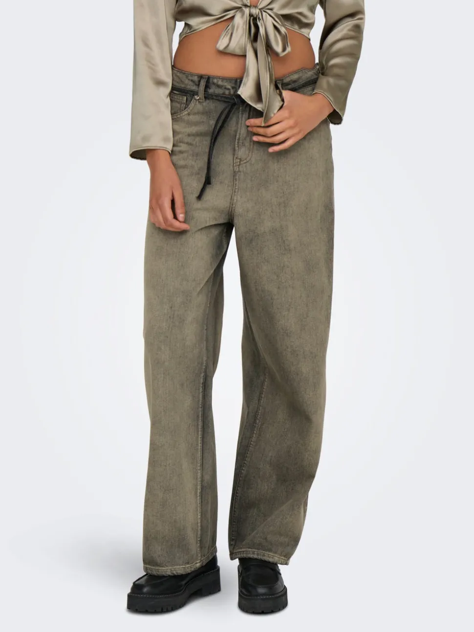 ONLBLEECKER Taille moyenne Loose Fit Jeans