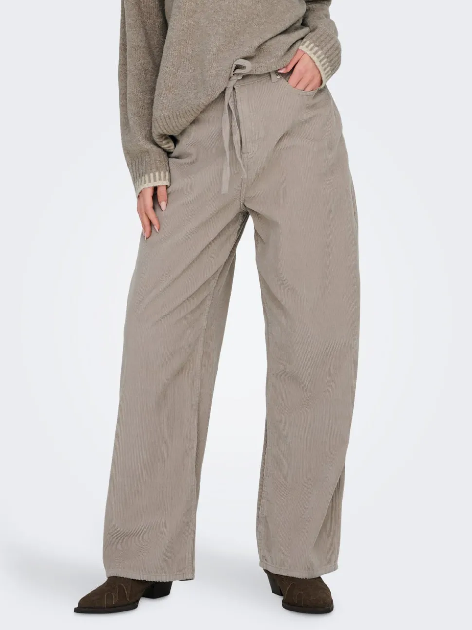 ONLBLEECKER Baggy Fit Pantalon à jambe large