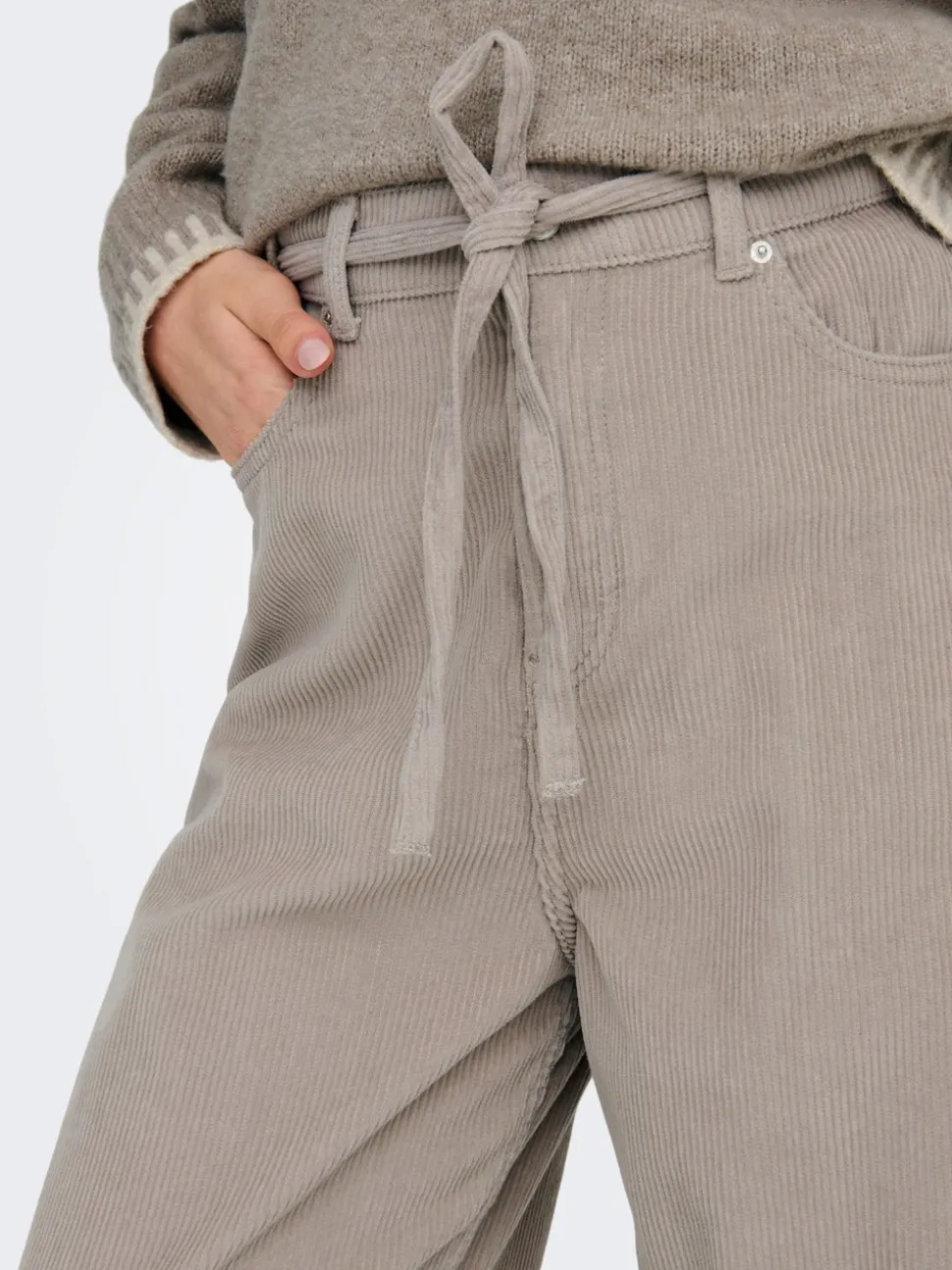 ONLBLEECKER Baggy Fit Pantalon à jambe large