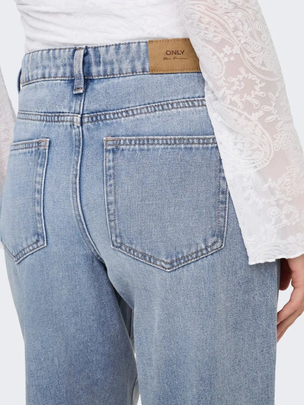 ONLBLISS Taille moyenne Wide Leg Fit Jeans