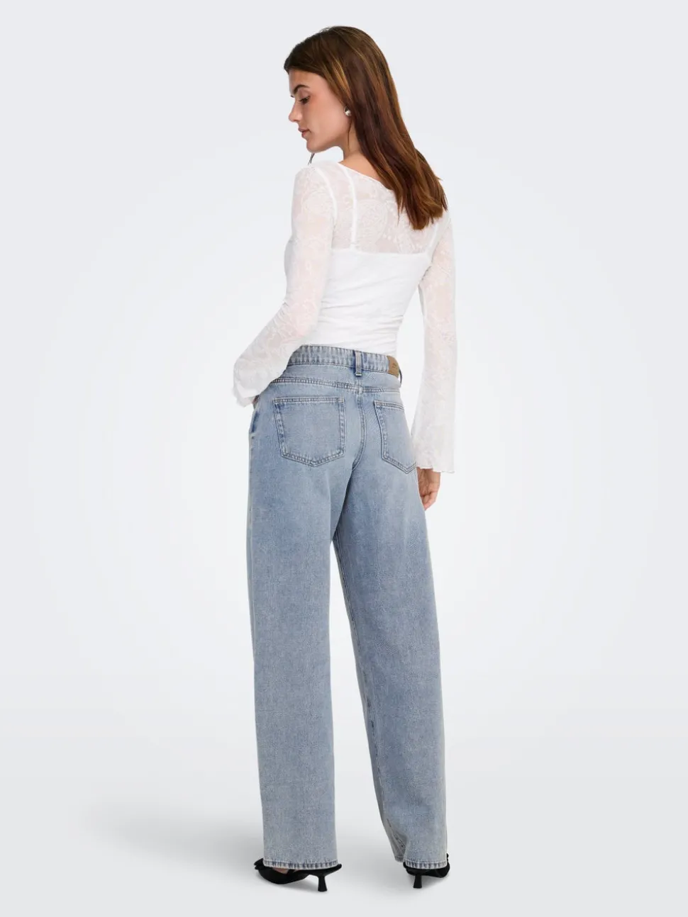 ONLBLISS Taille moyenne Wide Leg Fit Jeans