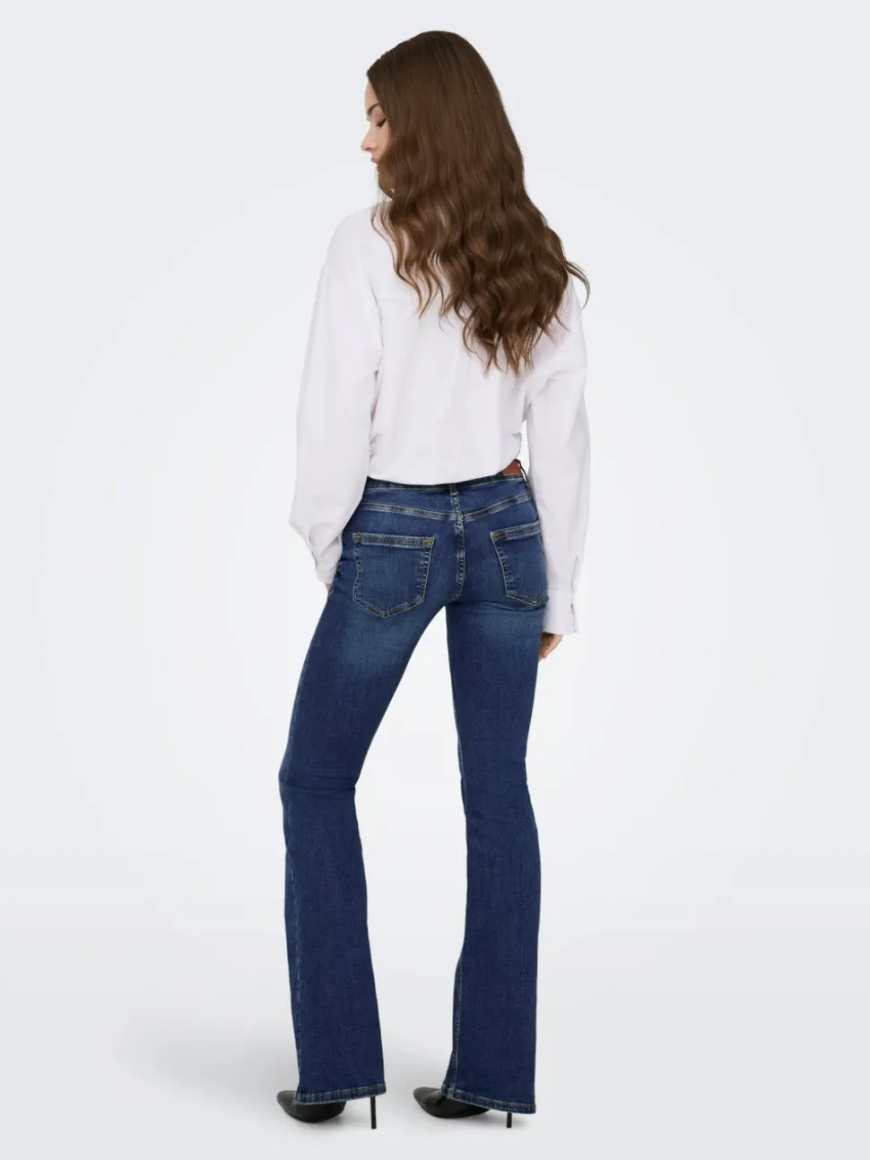 ONLBLUSH Taille basse Flared Fit Jeans