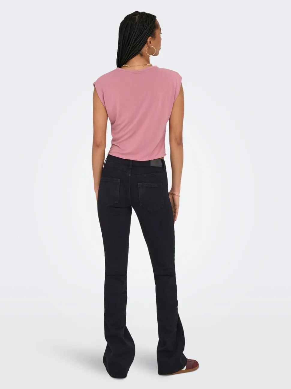 ONLBLUSH Taille basse Flared Fit Jeans