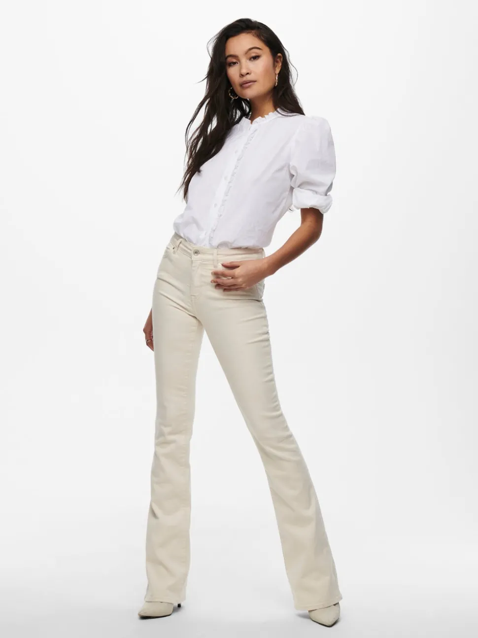 ONLBLUSH Taille moyenne Flared Fit Jeans