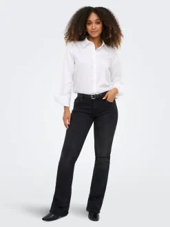ONLBLUSH Taille moyenne Flared Fit Jeans