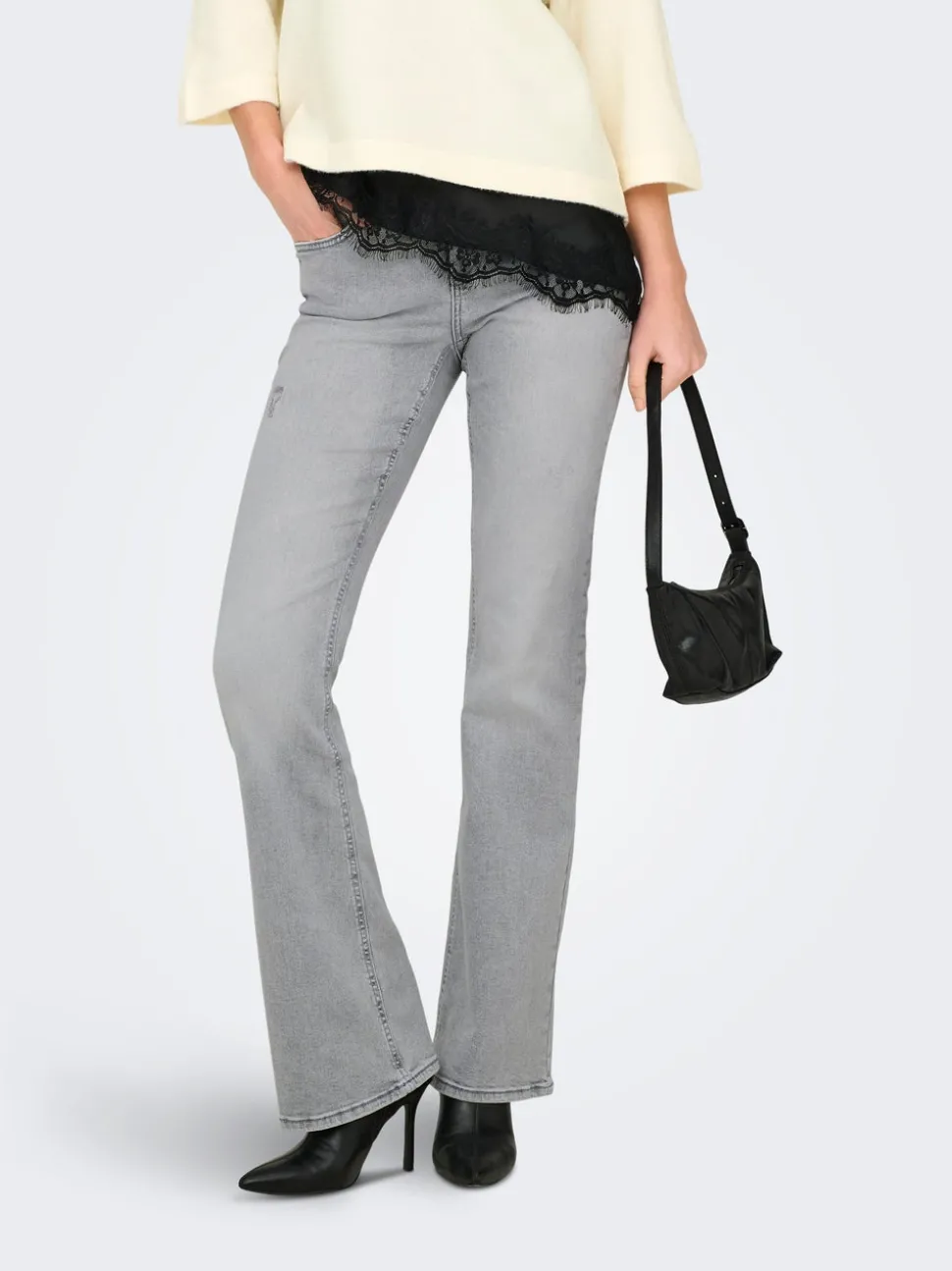 ONLBLUSH Taille moyenne Flared Fit Jeans