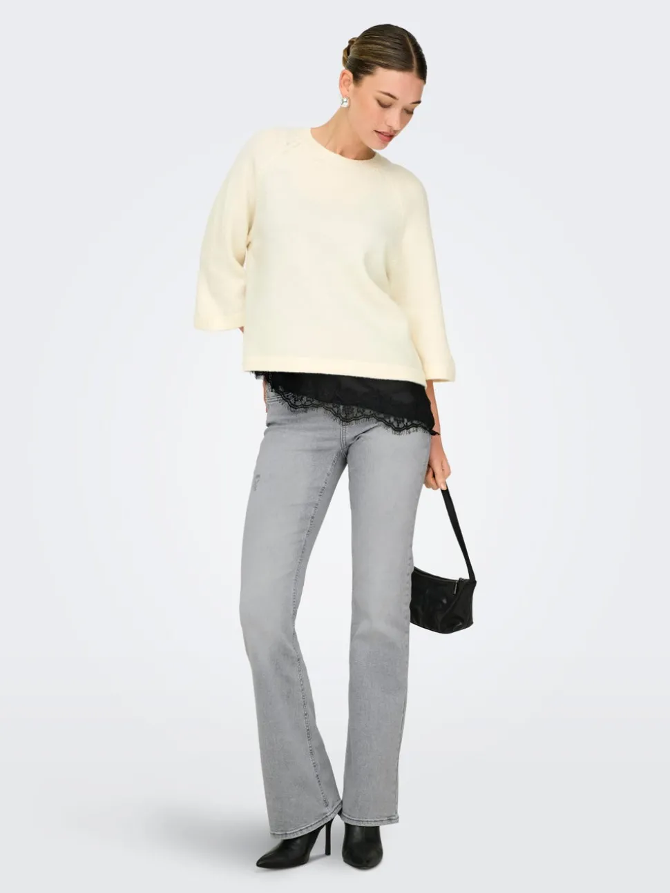 ONLBLUSH Taille moyenne Flared Fit Jeans