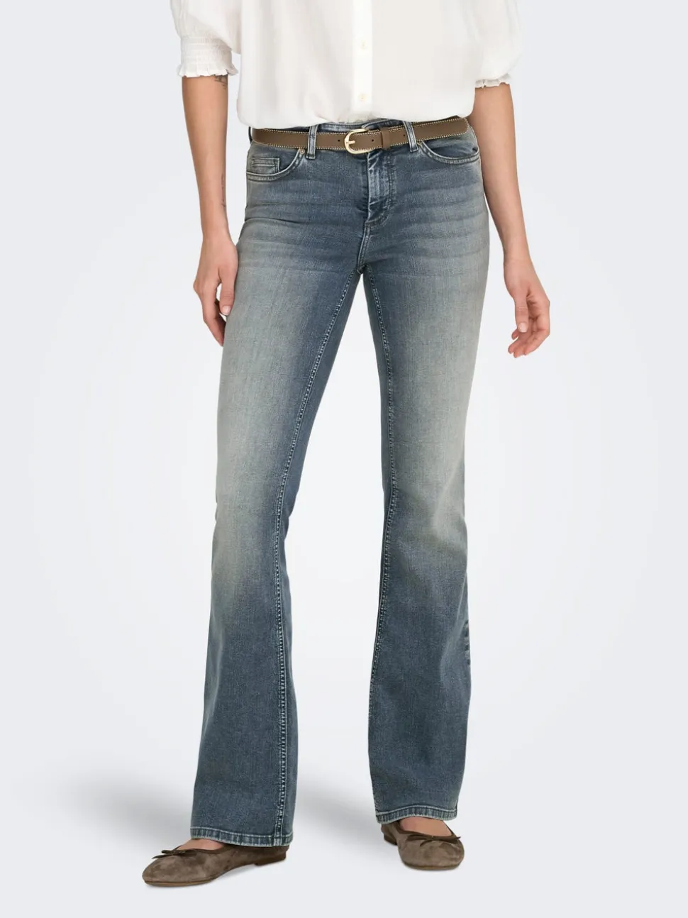 ONLBLUSH Taille moyenne Flared Fit Jeans