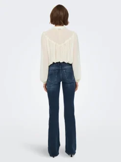 ONLBLUSH Taille moyenne Flared Fit Jeans