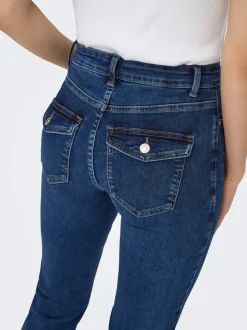 ONLBLUSH Taille moyenne Flared Fit Jeans