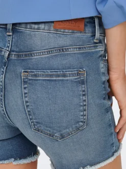 ONLBLUSH Taille moyenne Regular Fit Short en denim
