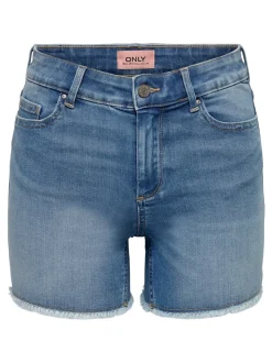 ONLBLUSH Taille moyenne Regular Fit Short en denim