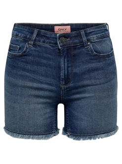ONLBLUSH Taille moyenne Regular Fit Short en denim