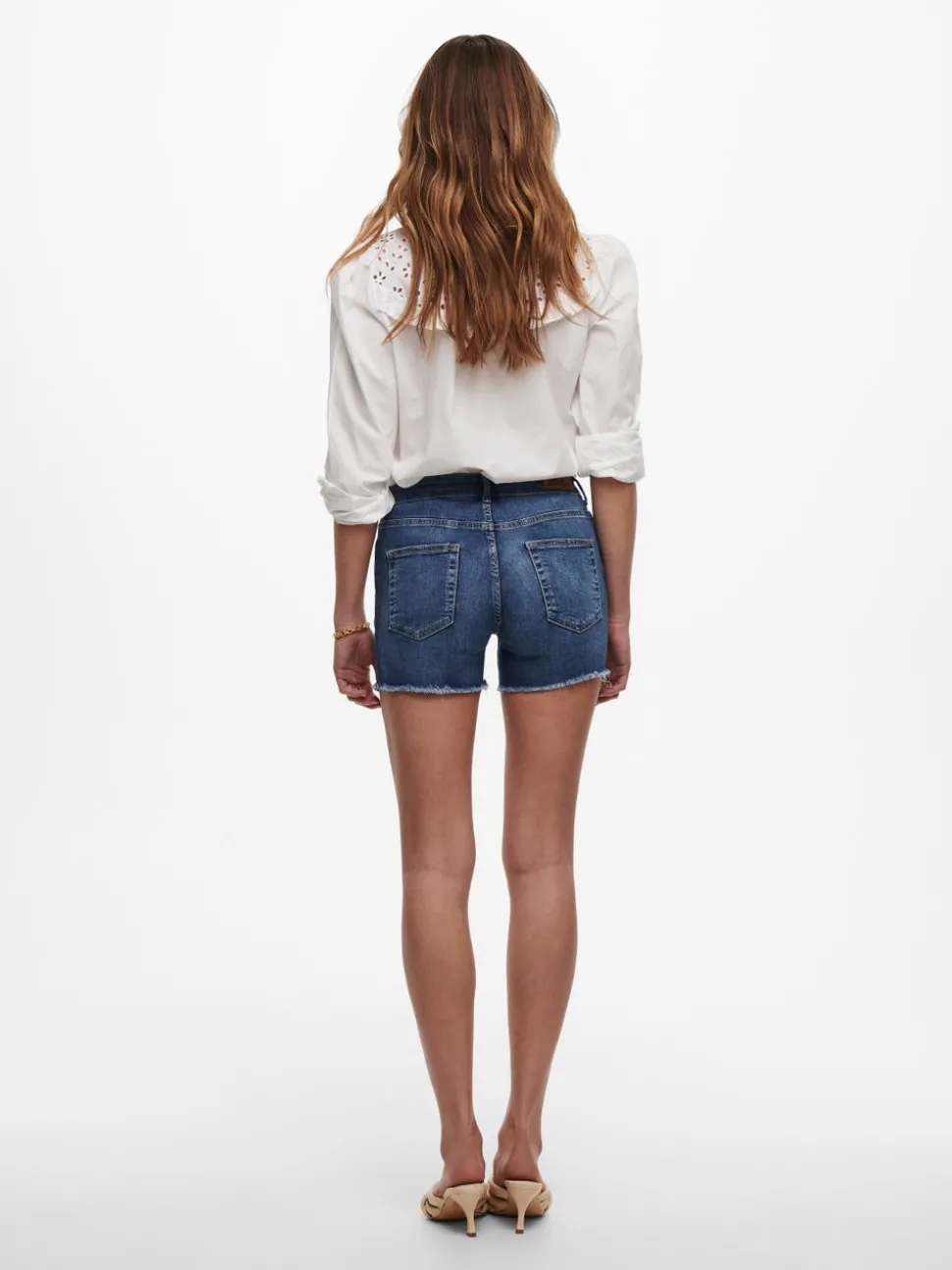 ONLBLUSH Taille moyenne Regular Fit Short en denim