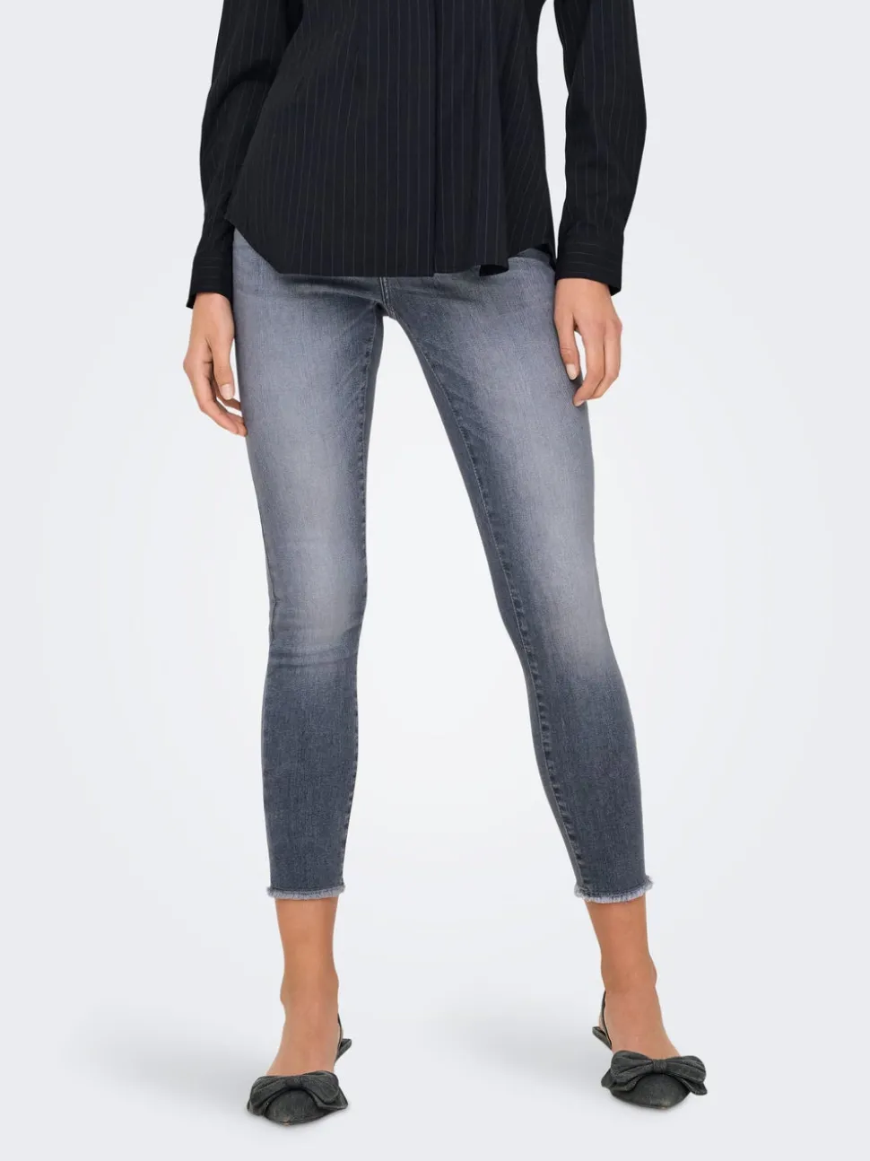 ONLBLUSH Taille moyenne Skinny Fit Longueur cheville Jeans