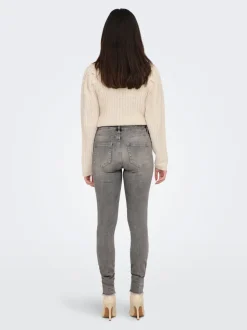 ONLBLUSH Taille moyenne Skinny Fit Longueur cheville Jeans