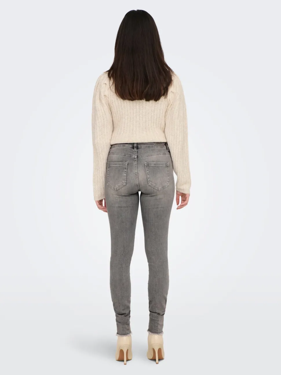 ONLBLUSH Taille moyenne Skinny Fit Longueur cheville Jeans