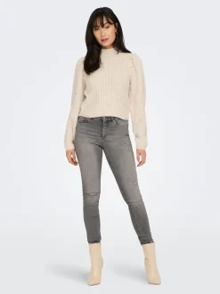 ONLBLUSH Taille moyenne Skinny Fit Longueur cheville Jeans