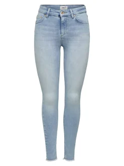 ONLBLUSH Taille moyenne Skinny Fit Longueur cheville Jeans