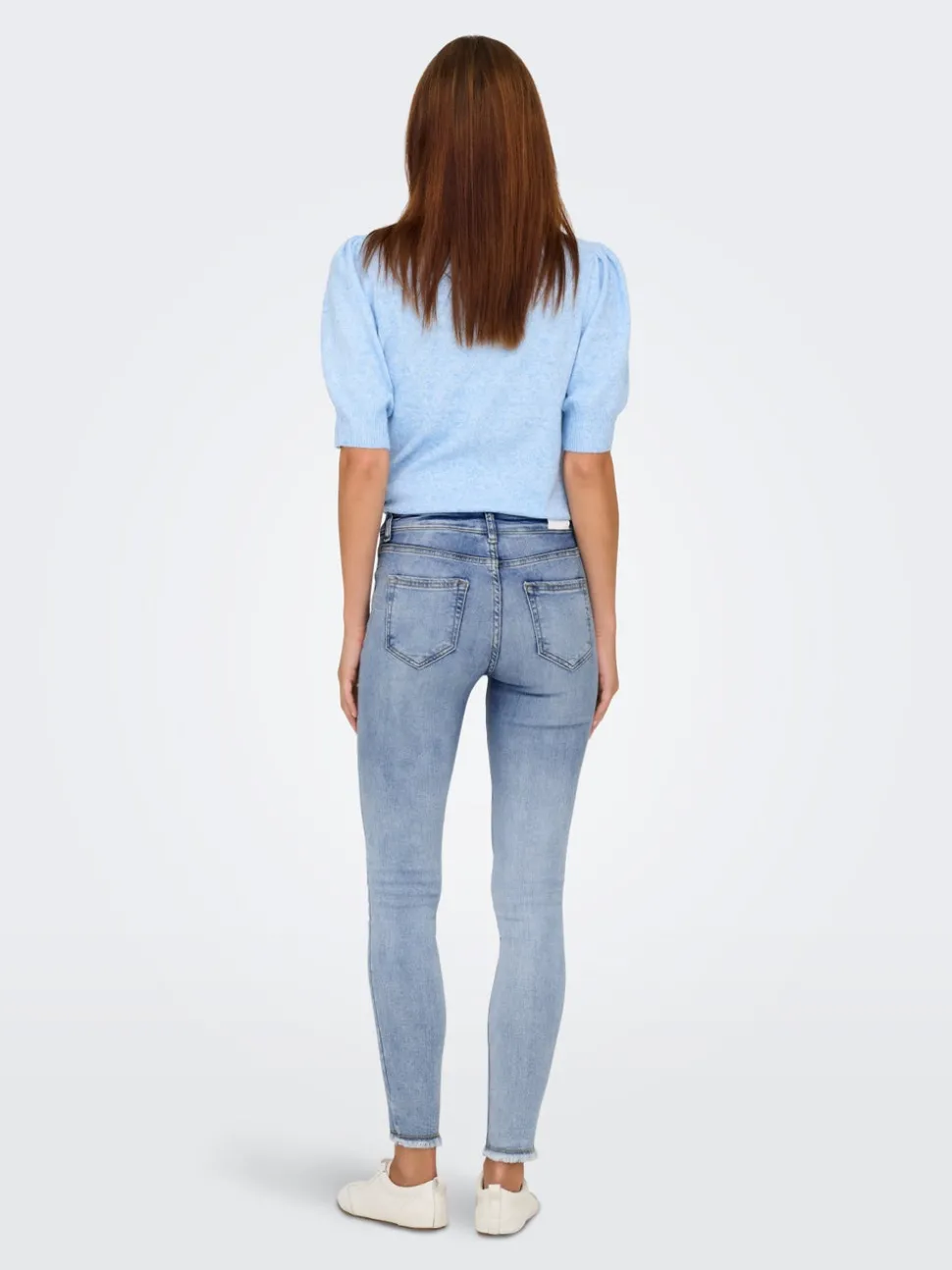 ONLBLUSH Taille moyenne Skinny Fit Longueur cheville Jeans