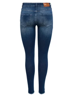 ONLBLUSH Taille moyenne Skinny Fit Longueur cheville Jeans