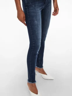 ONLBLUSH Taille moyenne Skinny Fit Longueur cheville Jeans
