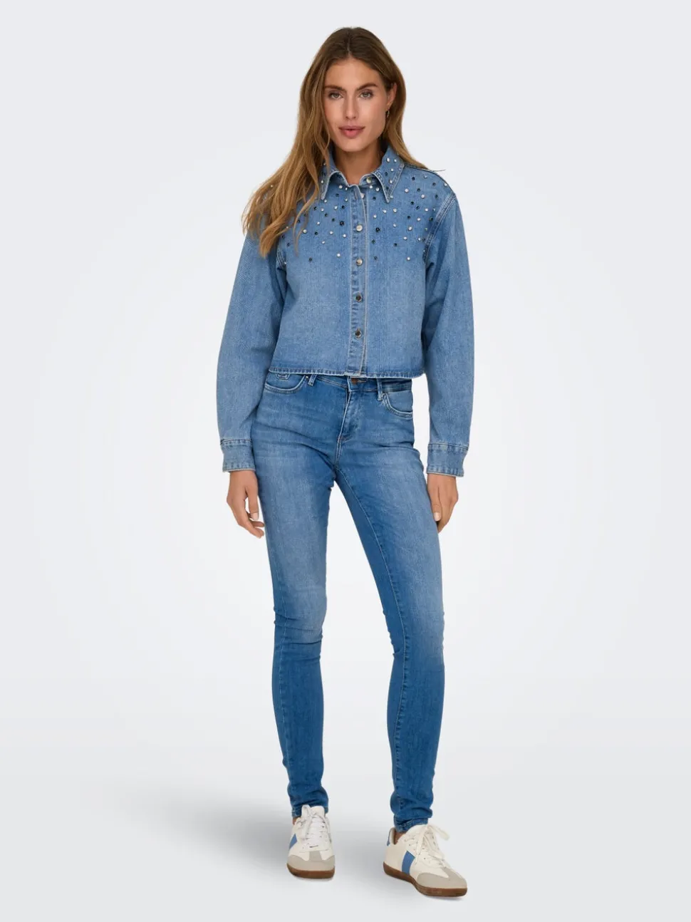 ONLBLUSH Taille moyenne Skinny Fit Jeans