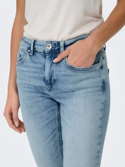 ONLBLUSH Taille moyenne Skinny Fit Longueur cheville Jeans