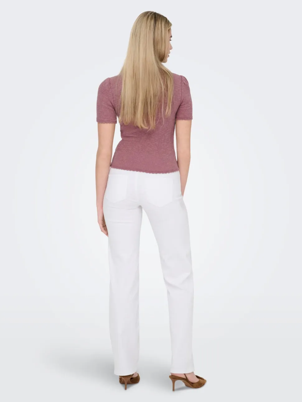 ONLBLUSH Taille moyenne Straight Fit Jeans
